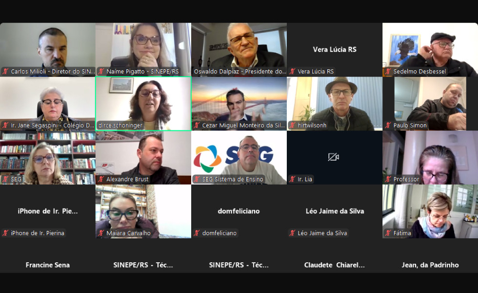SINEPE/RS debate desafios e perspectivas de cursos técnicos no ensino privado